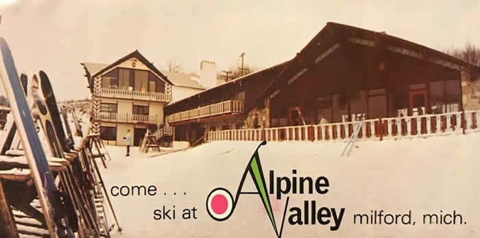 Alpine Valley - Old Postcard